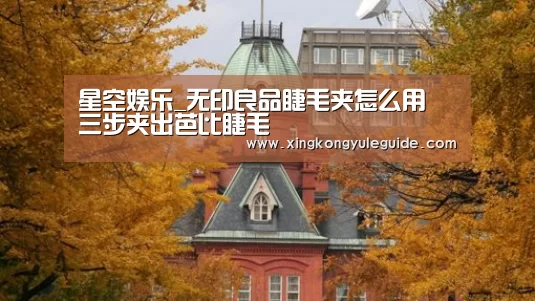 星空娱乐_无印良品睫毛夹怎么用 三步夹出芭比睫毛(图1)